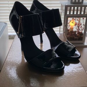 Gucci Nero Black Patent Heel size 37.5
